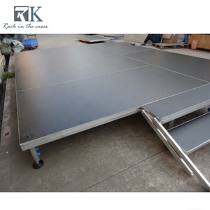 Mobile Stage <b>Platform</b> Easy Install Stage Event Anti-slip Outdoor Stage with Stairs for Outdoor Indoor - Product Image 6