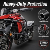 Barres de protection anti-chute entièrement fermées TORST neuves pour Suzuki DL250 en métal