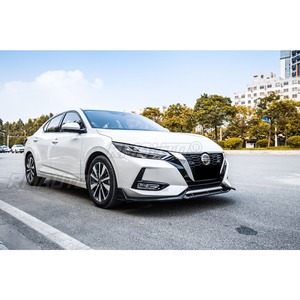 Car Front Bumper <b>Lip</b> Diffuser Spoiler Glossy Black Modification Part for Nissan Sylphy 2020-2022 Protector Car Accessories - Product Image 6