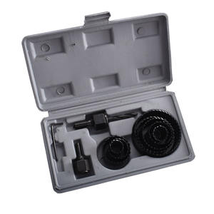 Factory Direct 11-Piece Electric Drill Set Woodworking Hole <b>Saw</b> for Drywall & <b>Plastic</b> 19-64mm Hole Size - Product Image 4