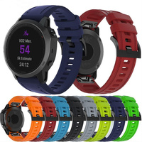 Bracelet de montre en silicone QuickFit 22 mm 26 mm avec boucle en métal pour Garmin Fenix 8 7X 7 7S 6 6X Sport, bracelet de remplacement