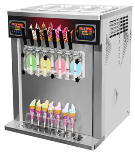 Machine à crème glacée à cône doux populaire 7 saveurs Machine à crème glacée commerciale congelée Machine à crème glacée <span class=keywords><strong>Ninja</strong></span> - Product Image 1