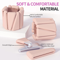 Nouveaux bracelets lestés en gel de silicone réglables pour le yoga, la remise en forme et la course à pied, couleur macaron, doux et confortables
