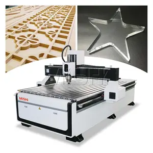 MISHI portable cnc cutting 3 axis wood acrylic cnc router machine with vacuum 1300 x 2500 1325 cnc router machine