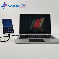 13.3 pouces pour ordinateur portable style 360 degrés retourner cas avec écran tactile pour USB-C mobile téléphone HD dispositif portable moniteur