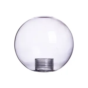 Custom Made G9 Clear Frosted Milk White Screw Glass Globe Light Bulb Cover Lamp Shade with Internal Thread