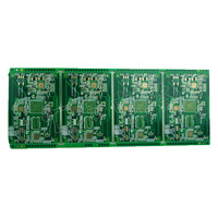 Fabricant personnalise des cartes de circuits imprimés FR-4 à six couches, plaquées or, haute précision, petites et grandes quantités, modèle personnalisé