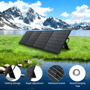 Panneau solaire pliable haute efficacité 200W 400W, générateur d'énergie durable pour usage domestique, industriel, camping et situations d'urgence - Product Image 4