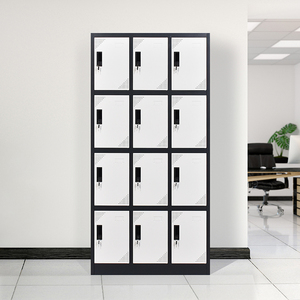 Armario Metálico de Acero con 12 Puertas, Armario de Metal para Guardar Ropa de Trabajadores y Personal Escolar - Product Image 2