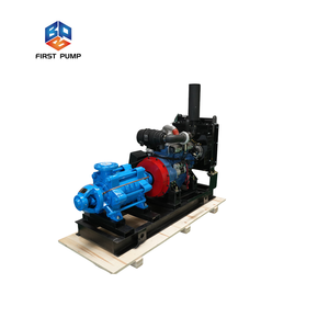 Bomba Centrífuga de Agua Trifásica Horizontal de Alta Presión (600m) Multietapa con Motor Diésel - Product Image 3