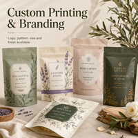 Bolsa de Embalaje para Productos Aromáticos, Bolsa de Almacenamiento para Aceites Esenciales con Cierre de Cremallera para Marcas Minoristas de Fragancias para el Hogar
