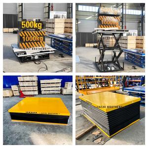 Plataforma Elevadora Pequeña y Duradera, Elevador de Tijera Económico, Elevador Hidráulico Estacionario para Almacén con Ruedas - Product Image 4