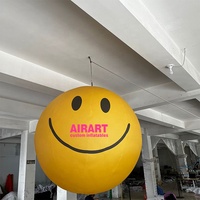 Ballon gonflable visage souriant, ballon gonflable visage amusant, ballon gonflable avec logo personnalisé, ballon gonflable à expressions pour centre commercial, vacances et fête