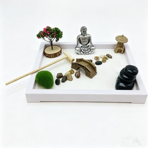 Kit <span class=keywords><strong>de</strong></span> Jardín Zen Miniatura <span class=keywords><strong>de</strong></span> Bambú para Decoración del Hogar u Oficina, con Bandeja <span class=keywords><strong>de</strong></span> Arena y Herramientas, para Yoga y Meditación - Product Image 3