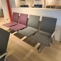 Chaises d'attente d'hôpital de poutre de forme de diamant de triangle à vendre