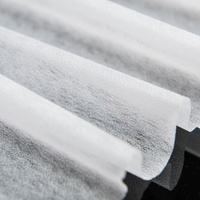100% polyester non tissé, toucher doux, double point, revêtement PA PES, entoilage