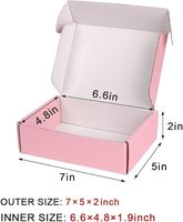 Carpeta de Embalaje Corrugado Rosa con Logotipo Personalizado, de Alta Calidad, Diseño Gratuito, Recubrimiento UV, Laminado Mate, Grabado en Relieve, Resistente