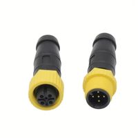Connecteur NMEA 2000, câble de terminaison pour système marin, étanche IP68, prise mâle/femelle 5 broches, code A, connecteur circulaire IP67 M12