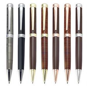 Bolígrafos de Lujo Populares en Color Borgoña con Detalles en Dorado, con Caja, para Regalo Ejecutivo o Souvenir - Product Image 5