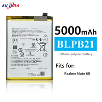 Ilinda 5000mAh BLPB21 Batterie au lithium de remplacement pour téléphone portable pour OPPO Realme Note 60 Android