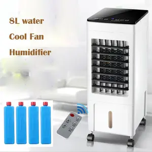 8L Air Conditioning Fan Large Wind Powerful Cooling Mobile Chiller Can Be Remotely Timed Control Air Cooler Conditioning