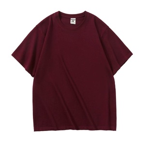 เสื้อยืดคอตตอน 100% หนัก 280 กรัม แบบสั่งทำพิเศษ OEM ODM ทรงโอเวอร์ไซส์ คอกลม แขนสั้น ไม่มีลาย พร้อมสกรีนโลโก้ - Product Image 5