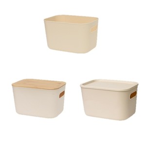 Juego de Cajas de Almacenamiento <span class=keywords><strong>Rotho</strong></span> Jive Dekobox 3 5 L con Tapas de Plástico (PP Reciclado) Capacidad 1-3L Diseño Moderno Gris Oscuro - Product Image 6