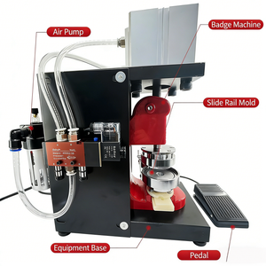 Nouveautés : <span class=keywords><strong>Machine</strong></span> automatique de fabrication de badges à bouton pneumatique pour badges personnalisés de 25 mm à 75 mm - Product Image 5