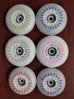 Accessoires 90A Clignotants Roues Professionnelles de Patins à Roulettes en Ligne Vitesse 80mm 72mm 62mm