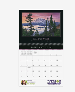 Calendriers de <span class=keywords><strong>motivation</strong></span> personnalisés avec logo, offerts en promotion, 2026, planificateur de bureau spirale 12 mois, cadeau quotidien - Product Image 2