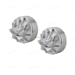 Turbine en alliage de titane usiné CNC pour moteurs Turbofan Produit d'électroérosion à fil en acier inoxydable - Product Image 4