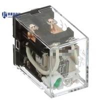 Relais de puissance Omron LY2N-D2 DC12/DC24 LY4N-D2 DC24 LY2-D2 DC24 à contacts en cuivre DPDT 4PDT 10A 250VAC avec diode LED et bornes enfichables