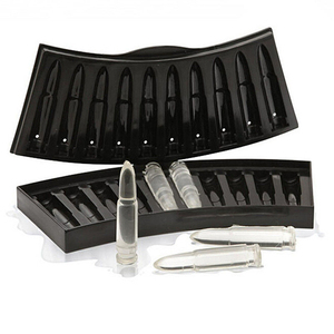 YS toptan DIY Ice Cube kalıpları tabancası mermi şekli silikon buz kalıbı meyve Ice Cube krem makinesi mutfak Bar içme aksesuarları - Product Image 6