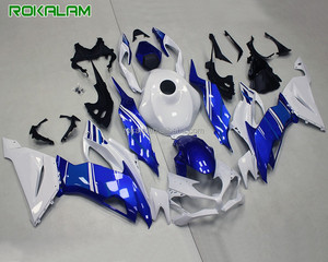 Piezas de carenado para motocicleta <span class=keywords><strong>Kawasaki</strong></span> Ninja ZX6R, ZX-6R, 2019, <span class=keywords><strong>2020</strong></span>, 2021, 2022, <span class=keywords><strong>636</strong></span>, ZX636, ZX 6R, color azul y blanco - Product Image 1