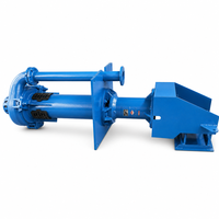 Pompe centrifuge verticale submersible pour boues, usage intensif, traitement minier, liquides abrasifs en fosse