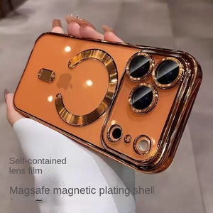 <span class=keywords><strong>Cover</strong></span> protettiva di lusso All-Inclusive per iPhone 17 Pro per iPhone 16 per telefoni cellulari <span class=keywords><strong>Apple</strong></span> <span class=keywords><strong>trasparente</strong></span> placcatura magnetica TPU - Product Image 4