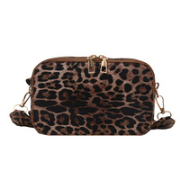 Sacs pour femmes sacs à main pour dames vente en gros de sacs à bandoulière en polyester imprimé léopard pour femme sacs à bandoulière quotidiens à fermeture éclair à la mode