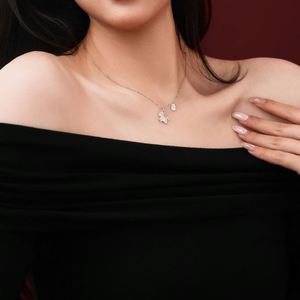 Collier pendentif cheval du zodiaque en argent sterling 925 avec zircone 5A, design mignon et délicat, bijoux fins Dylam pour femmes - Product Image 3
