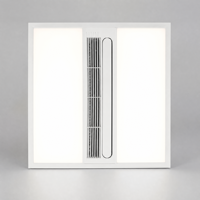 DC Borstelloze Motor Plafondventilator met Verlichting 600x600 Ultra Slank Paneel Afstandsbediening Badkamer Keuken Commerciële Ventilator met Verlichting
