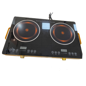 Cocinas de inducción de alta calidad, estufa eléctrica impermeable de 2200 vatios, quemador de <span class=keywords><strong>placa</strong></span> de inducción doble pesado - Product Image 1