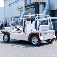 Certificat ECC chinois, pneu tout-terrain, batterie grande capacité, mini-voiture électrique en aluminium, Jeep Moke