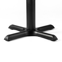 AAG Venta al por Mayor Patas de Mesa Industriales de Plástico Modernas para Escritorio, Patas de Tubo Duraderas para Exteriores, Bases de Mesa con Pedestal en X para Restaurante