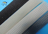 Funda Protectora de Malla Trenzada Expandible de PET, Resistente al Fuego, Flexible, para Cables de 2-50 mm
