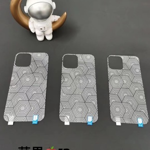 ฟิล์มกันรอยหลังลายคาร์บอนไฟเบอร์ 3 มิติ สำหรับ iPhone 12 11 13 14 Pro Max พร้อมฟิล์มปิดเลนส์ - Product Image 3
