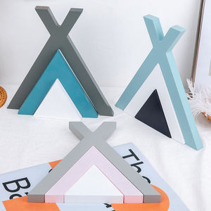 Dropshipping Products 2026 Montessori Wooden Rainbow Stacking Blocks Popular <b>Educational</b> <b>Toys</b> for Kids - Product Image 5