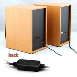 Bằng Gỗ Đa Phương Tiện Loa Nhỏ 2.0usb Máy Tính Để Bàn Máy Tính Xách Tay Loa Siêu Trầm Âm Thanh Loa Máy Tính USB + 3.5Mm Loa 2.0 Máy Tính - Product Image 3