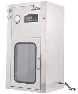 Airkey Dynamic UV Pass Box/Transfer Window in Stainless Steel Superior for Cleanroom with Interlocke Door