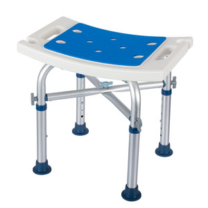 Chaise de douche en alliage d'aluminium, hauteur réglable avec dossier, pour personnes âgées, femmes enceintes, équipement de sécurité pour la salle de bain - Product Image 2