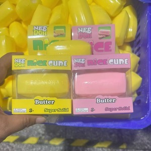 Nice Cube Squishy Toy Yellow <b>Pink</b> Butter Bar Super Solid Squeeze Sensory Fidget Stress Relief <b>Gift</b> for Kids Adults - Product Image 4