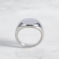 Großhandel Custom Edelstahl Pure Blank Gravur Personal isierte DIY Ringe